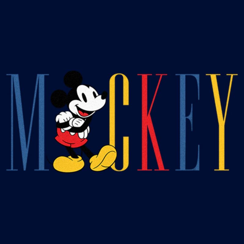 Boy's Mickey & Friends Primary Colors Name T-Shirt, 2 of 5