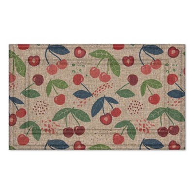 Apache Mills 1'6"x2'6" Premier Woven Chico Cherries Doormat Sisal