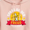 Women's - Peanuts - Snoopy Spass An Der Freud Cropped Graphic Hoodie - 2 of 4