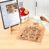 The Lakeside Collection Cookbook Holder with Measurement Conversion Chart Farmhouse Decor - 3 of 4