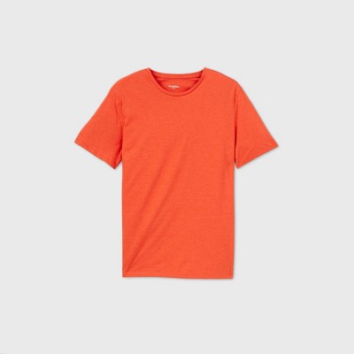 Orange and hot sale red shirt