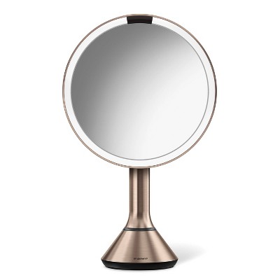 simplehuman 8" Stainless Steel Sensor Mirror - Rose Gold