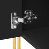 74.8'' TV Stand for TVs up to 80 Inches, TV Cabinet with 4 Drawers and 2 Spacious Cabinets, Five Metal Legs - 4 of 4