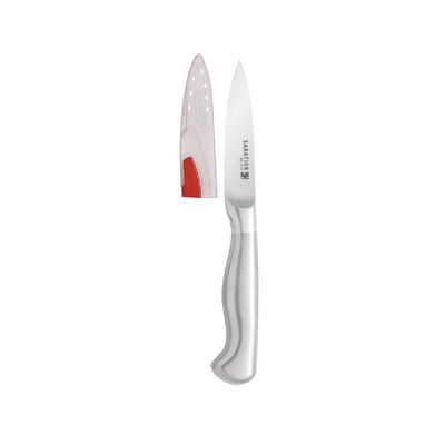Sabatier 4.5" Stainless Steel Edgekeeper Parer Knife with Sleeve