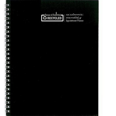 House of Doolittle 2021-2022 8.5" x 11" Academic Planner Black 26302-22
