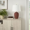 23" Farmhouse Ceramic Urn Pot Table Lamp - Nourison - 4 of 4