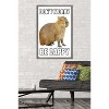 Trends International Capybara - Be Cappy Framed Wall Poster Prints - 2 of 4