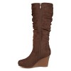 Journee Collection Womens Haze Wedge Knee High Boots - 2 of 4