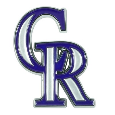 MLB Colorado Rockies 3D Metal Emblem