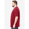 Boulder Creek by KingSize Men's Big & Tall Heavyweight Jersey Crewneck T-Shirt - 4 of 4