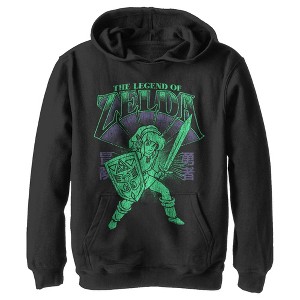 Boy's Nintendo Adventure of Link Pull Over Hoodie - 1 of 4