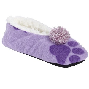 Dreams & Co. Women's Plus Size  Pom Pom Slipper - 1 of 4