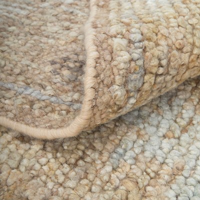 Grafton Gray and Beige Hand-Knotted Wool Area Rug