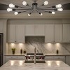 BAOURE 10 Light Sputnik Chandelier,44.5IN Modern Gold Chandelier Ceiling Light Semi Flush Mount Light Ceiling Lamp for Living Room Bedroom - 4 of 4