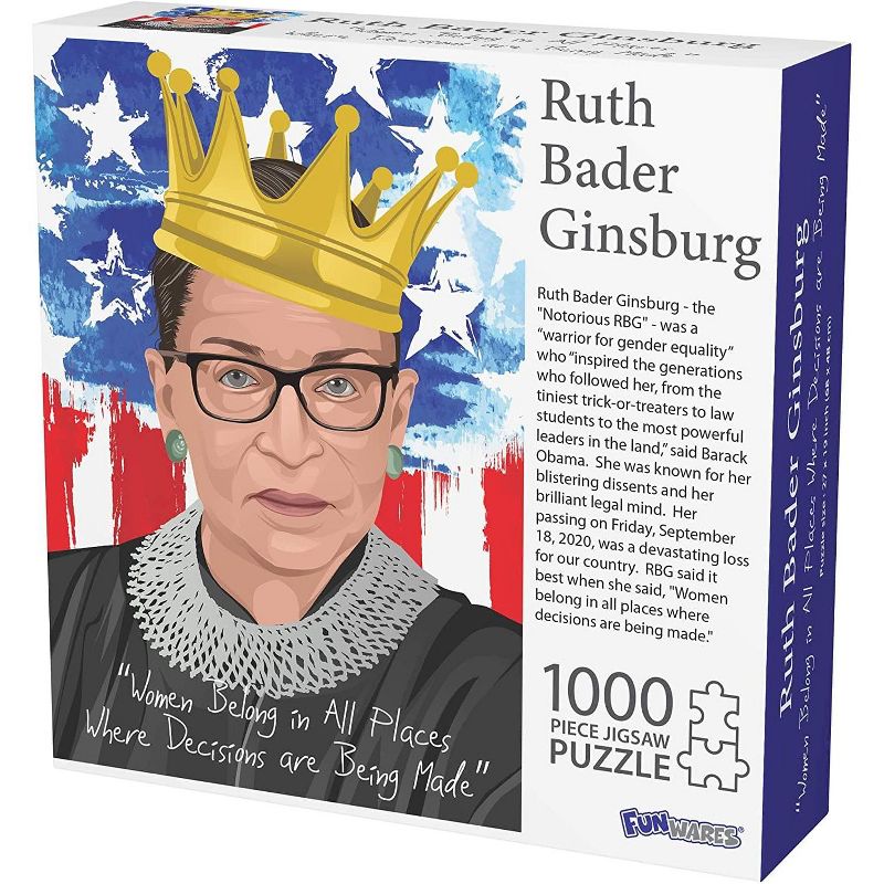 Funwares Ruth Bader Ginsburg 1000 Piece Jigsaw Puzzle, 1 of 5