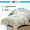 HLC.ME Logan - 3 Piece Quilt Set, Lightweight Bedspread Coverlet Set - 4 of 4