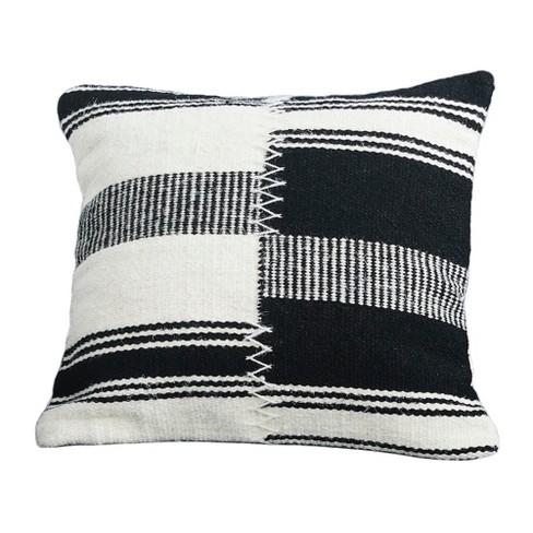 Modern Black Stripe Decorative Throw Pillow Cover Cushion Cover