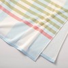 60"x60" Summer Plaid Oversized Cotton Beach Towel - Hearth & Hand™ with Magnolia - 3 of 3