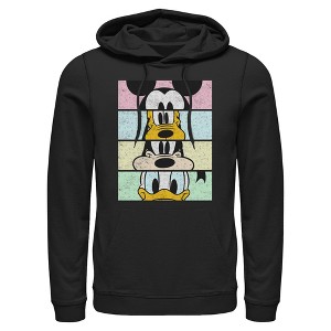 Mens Mickey & Friends Cropped Portraits Lightweight Hoodie - 1 of 4