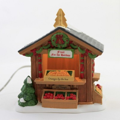 Department 56 House 5.0 Inch Dicken's Market Fruit Stand Village Series Village Buildings