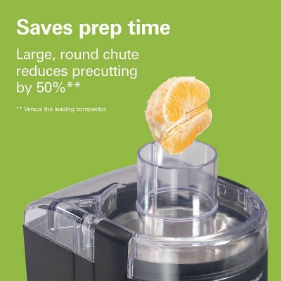 Compact Black Stainless Steel Electric Juice Extractor