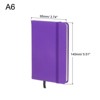 Unique Bargains Hardcover A6 Lined Office Writing Journal Notebook 160 Pages 2 Pcs - 2 of 4