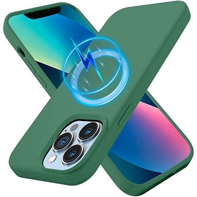 Entronix [Magnetic] Case Compatible with iPhone 12/12 Pro - Soft-Touch Liquid Silicone