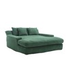 CENGHU Chenille 2-seater Lazy Sofa Bed, Comfy Sofa- Deep Seat Couch, Sleeper Sofa - 2 of 4