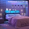 Aheaplus Upholstered Headboard with Storage Bags - 4 of 4