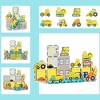 PICASSO-TILES Magnetic Tiles for Kids, 26PCS Construction Theme, Magnet Tile STEM Building Blocks Educational Toy - 4 of 4