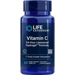Vitamin C 24-Hour Liposomal Hydrogel Formula by Life Extension  -  60 Tablet - 1 of 2