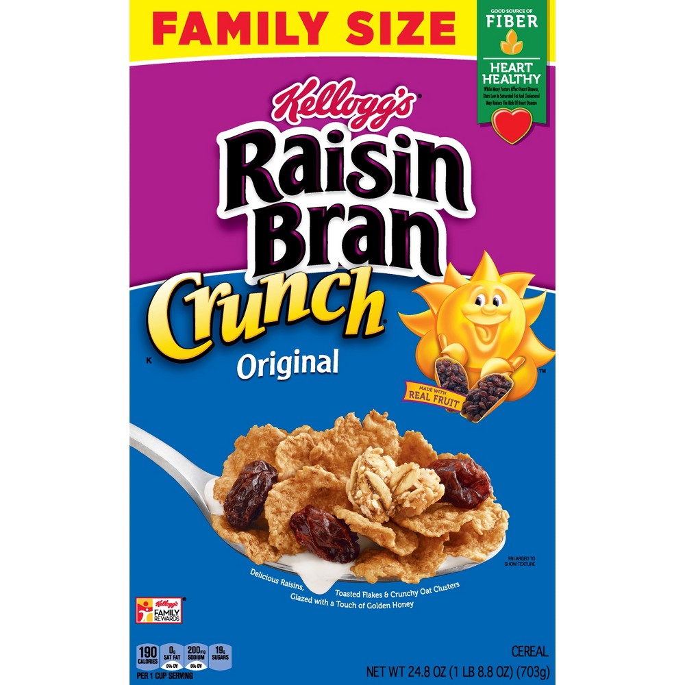 UPC 038000576027 product image for Raisin Bran Crunch Breakfast Cereal - 25.5oz - Kellogg's | upcitemdb.com