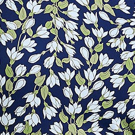 navy mini bloom floral