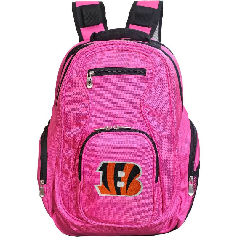 NFL Cincinnati Bengals Premium 19&#34; Laptop Backpack - Pink, 1 of 2