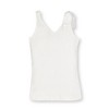 Hope & Henry Womens' V-Neck Rib Knit Tank with Bow - 4 of 4