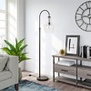 Hudson and Canal Arc Floor Lamp with Glass Shade - 4 of 4