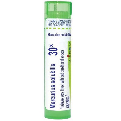 Mercurius Solubilis 30X by Boiron Homeopathic Single Medicine For Cough, Cold & Flu  -  80 Pellet