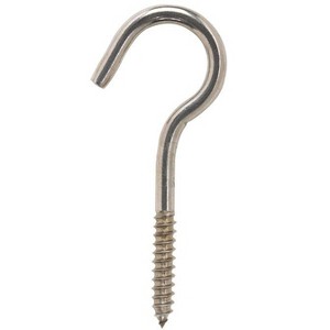 Hampton Small Stainless Steel 4.3 in. L Ceiling Hook 100 lb 1 pk (Case of 10) - 1 of 1