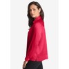 Jessica London Women's Plus Size Satin Boyfriend Shirt - 4 of 4