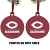 University of Chicago Maroons Logo Aluminum Holiday Christmas Tree Ornament - image 2 of 4