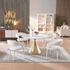 Set of 4 Dining Chair with Metal Legs for Dining Room, Living Room, or Home Office -Morden Fort - 2 of 4