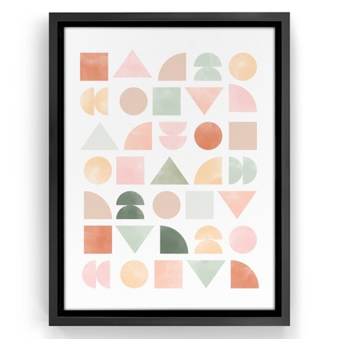 Americanflat Neutral Tones Minimalist Abstract By The Print Republic - 2  Piece Framed Wall Art Set : Target