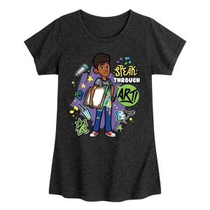 Girls' - Karma's World - Speak Through Art Winston-Toddler And Youth Girls Fitted Short Sleeve Graphic T-Shirt Fitted Short Sleeve Graphic T-Shirt - 1 of 4