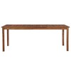 vidaXL Dining Table Natural Brown Solid Acacia wood Large Durable - 2 of 4