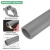 Unique Bargains Pipe Insulation Foam Tube Soft Flexible Foam Durable Fire Resistant Waterproof Pipe Insulation 1 Pc - 2 of 4
