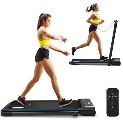 REDLIRO Under Desk Folding Treadmills in Walking Running