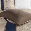 PAGED Queen Comforter Set 7 Piece Jacquard Bedding Sets, Bed in a Bag with 1 Quil, 2 Pillowcases, 3 Decorative Pillows and 1 Bed Skirt - 4 of 4