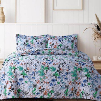 Twin Chloe Printed Oversized Quilt Set - Azores Home