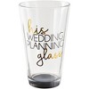 Pavilion Gift Company - His Glass - 16 oz Pint Glass Tumbler - Drinkware - 4 of 4