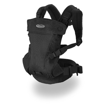 Black - Men's Newborn Baby Carrier